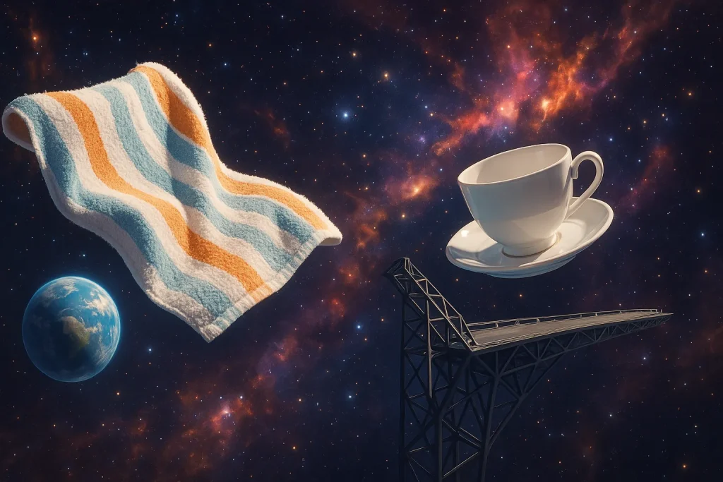 4) The Hitchhiker’s Guide to the Galaxy — Douglas Adams
