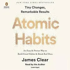Audiobook cover of Atomic Habits by James Clear