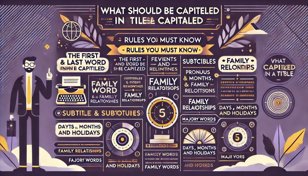 What Should Be Capitalized in a Title: Rules You Must Know 