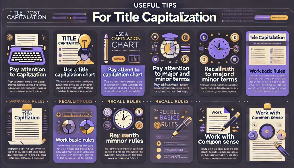 Useful Tips for Title Capitalization