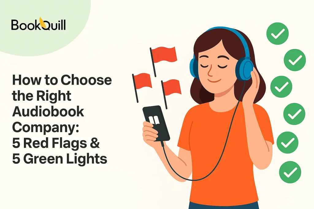 How to Choose the Right Audiobook Company 5 Red Flags & 5 Green Lights