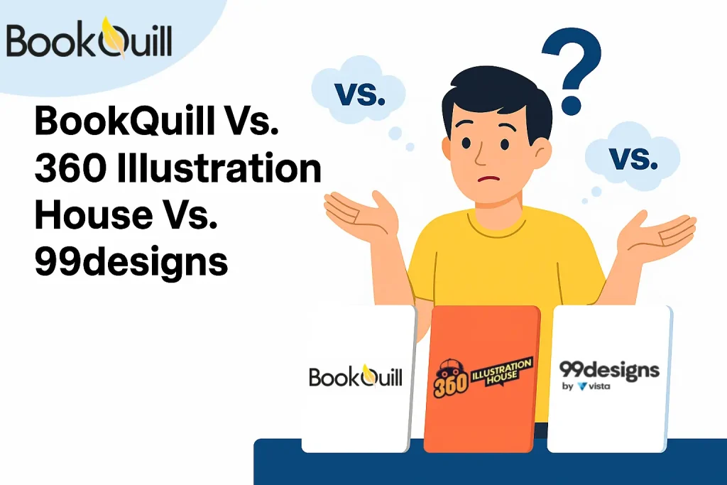 BookQuill Vs. 360 Illustration House Vs. 99designs Which Design Service is Right for You