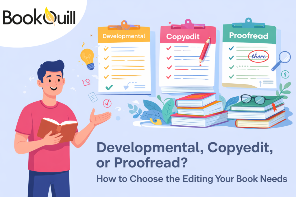 Developmental, Copyedit, or Proofread How to Choose the Editing Your Book Needs